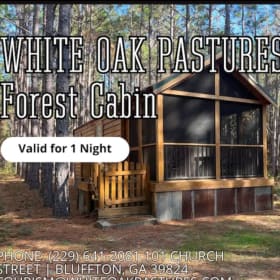 One-Night Forest Cabin Stay — White Oak Pastures item