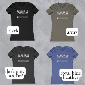Women's "Hardcore Episcopalian" T-shirt - Bella+Canvas 6004 item