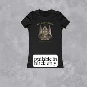 Women's "And Also with You" T-shirt - Bella+Canvas 6004 item