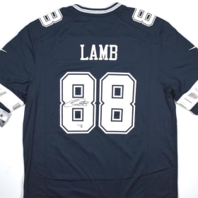 CeeDee Lamb Hand Signed Cowboys Jersey item