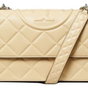 TB Fleming Small Convertible Shoulder Bag - Vanilla Soft Ser item