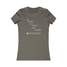 Women's "Do Justice" T-shirt - Bella+Canvas 6004 item