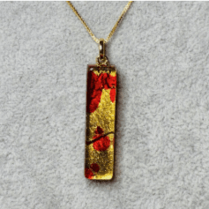 Lot #1 - Incendie | Feuille d'or et verre italien Murano item