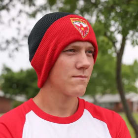 TCP Logo Beanie (black beanie/red cuff) item