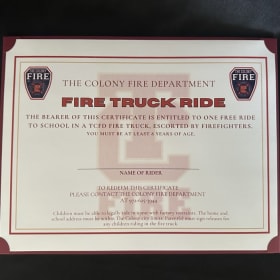Fire Truck Ride #1 item