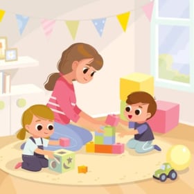 2.5 hours babysitting by Teacher Ana item