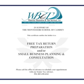 Wateree Business & Tax β Tax Prep or Business Consultation # item