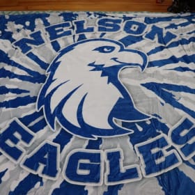 Nelson Eagles Plush Throw Blanket item