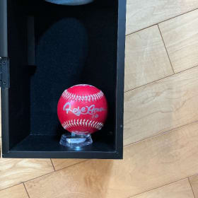 Autographed Bat and Ball item