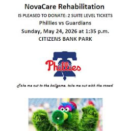 2 Suite Level Tickets: Phillies vs. Guardians – NovaCare Reh item