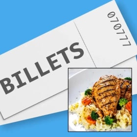 Prévente - activité et dîner item