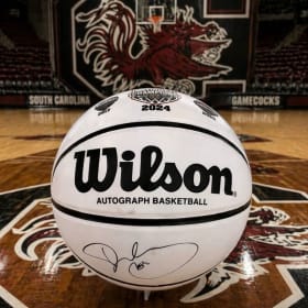 Coach Dawn Staley signed Gamecocks basketball item