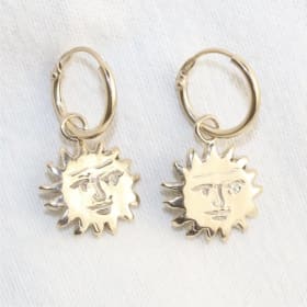 $85 - Sterling Silver Sun Hoops item