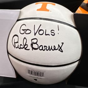 University of Tennessee Coach Rick Barnes signed basketball item
