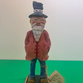 Uncle Sam Wood Carving item