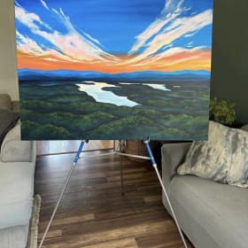 Painting by local artist Sarah Bristol Gilliam item