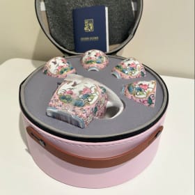 Falang Enamel Tea Set + Tea Ceremony item