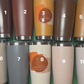 20 oz Tumbler #5 with tagline item