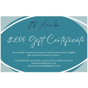 Glass Box $200 Gift Certificate item