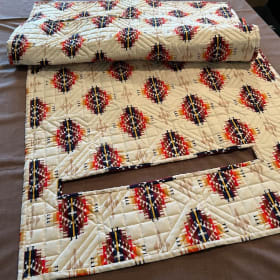 #44-Quilted Golf Seat Cover item