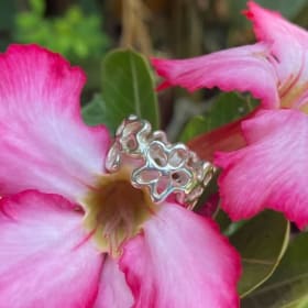 $160 - Watery Flower Rings item