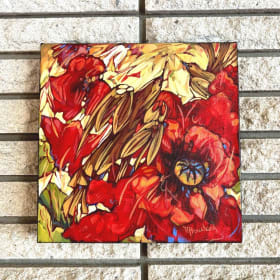Toile "La Caresse" par Magella Bouchard item