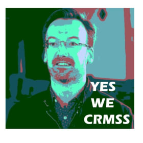Put this "Yes we CRMSS" design on whate'er you want! item