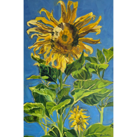 'Sunflowers for Van Gogh' (Unframed) by Arabella Young item