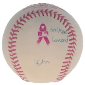 Royce Lewis Autographed “Strikeout Cancer” Baseball item