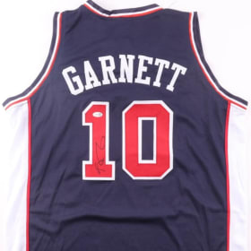 Kevin Garnett Autographed Team USA Jersey item