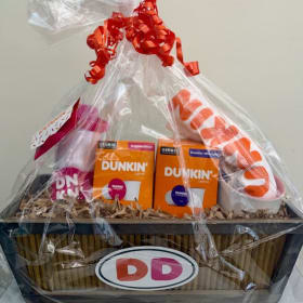 ☕ Dunkin’ Basket with Swag & Gift Card item