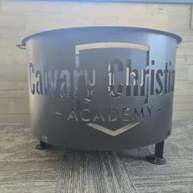 Calvary Academy Steel Fire Pit - Value $750 item