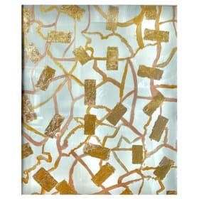 A05 - Grade 2 Painting - Kintsugi - Cracks with Gold - 2 item