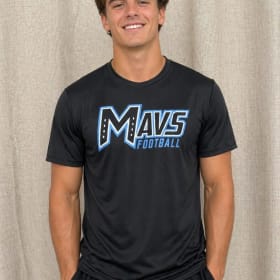 Adult XXL Mavs black Tee item