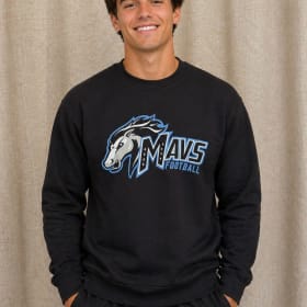Adult Small black Crewneck sweatshirt item