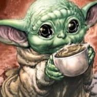 Baby Yoda (Grogu) signed Print item