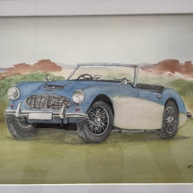 Allan Midcalf Print 'Austin Healey 3000' item