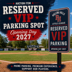 OPENING DAY - VIP Parking Spot item