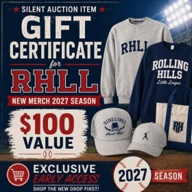 2027 Merch Drop - Gift Certificate and First Chance item