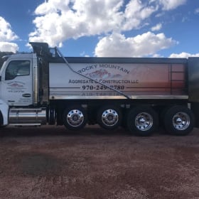 Truck load of gravel item