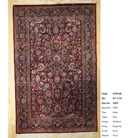5’6” x 8’6” Indian Mashhad (Wool) - Handmade item