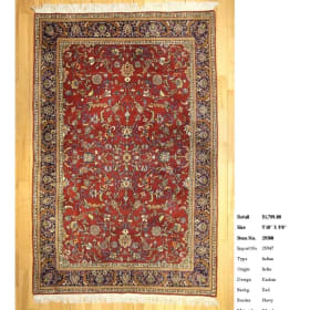 5’10” x 9’0” Indian Kashan (Wool) - Handmade item