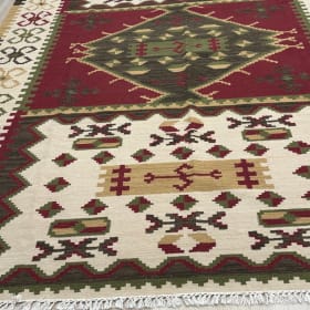 9’0” x 12’0” Indian Rug (Wool) - Handmade item