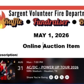 Two ACDC Concert Tickets: Aug. 31 at NRG Stadium, Houston item