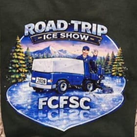 2026 Ice Show T-Shirt - Adult - Forest Green (SKU: 5000) item