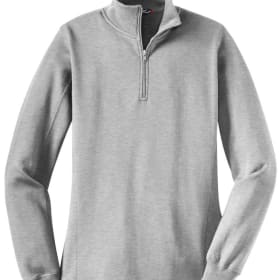Women's 1/4 Zip Sweatshirt (SKU: LST253) Heather Grey item