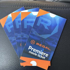 4 Regal Movie Passes item