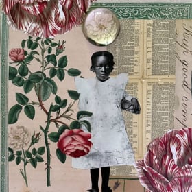 Josephine of Bronzeville Collage Art - Valued at $1,100 item