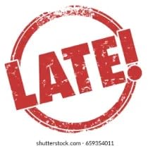 LATE FEE item