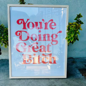 "You're Doing Great" Print item